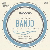 Zdjęcia - Struny DAddario Phosphor Bronze Banjo 9-20 