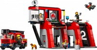 Klocki Lego Fire Station with Fire Truck 60414 