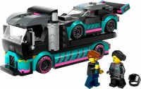 Klocki Lego Race Car and Car Carrier Truck 60406 