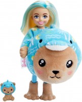 Lalka Barbie Cutie Reveal Chelsea Teddy Bear as Dolphin HRK30 