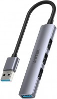 Zdjęcia - Czytnik kart pamięci / hub USB Unitek 4-in-1 USB-A Hub 