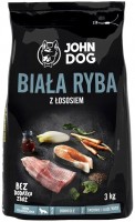 Karm dla psów John Dog Adult M/L White Fish/Salmon 3 kg