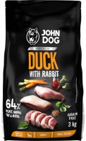 Karm dla psów John Dog Adult S Duck/Rabbit 3 kg 