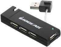 Кардридер / USB-хаб IOGEAR 4-port Hi-Speed USB 2.0 Hub 