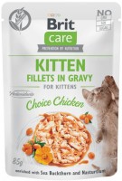 Karma dla kotów Brit Care Kitten Fillets in Gravy Choice Chicken 85 g 