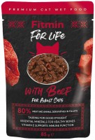 Karma dla kotów Fitmin For Life Adult Beef in Sauce 85 g 