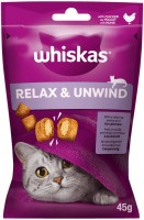 Karma dla kotów Whiskas Snacks Relax and Unwind 45 g 