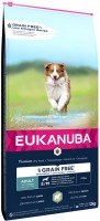 Karm dla psów Eukanuba Grain Free Adult Small/Medium Lamb 12 kg 