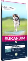 Karm dla psów Eukanuba Grain Free Adult Large Breed Lamb 12 kg 