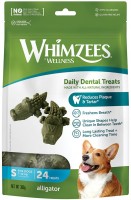 Фото - Корм для собак Whimzees Dental Treasts Alligator S 360 g 24 шт