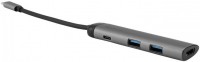 Кардридер / USB-хаб Verbatim USB-C Multiport Hub USB 3.0 HDMI 
