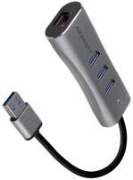 Кардридер / USB-хаб Axagon HMA-GL3AP 