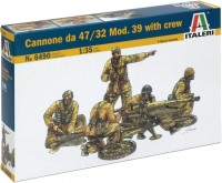 Zdjęcia - Model do sklejania (modelarstwo) ITALERI Cannone da 47/32 Mod. 39 with Crew (1:35) 