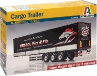 Model do sklejania (modelarstwo) ITALERI Cargo Trailer (1:24) 