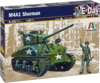 Model do sklejania (modelarstwo) ITALERI M4A1 Sherman (1:35) 