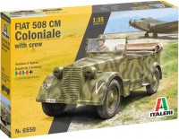 Фото - Збірна модель ITALERI Fiat 508 CM Coloniale with Crew (1:35) 