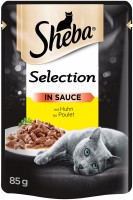 Karma dla kotów Sheba Selection Chicken in Gravy 85 g 