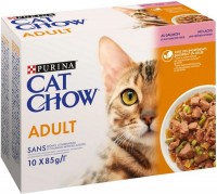 Karma dla kotów Cat Chow Adult Salmon/Green Bean Pouch 10 pcs 