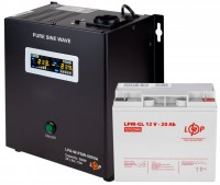 Фото - ДБЖ Logicpower LPA-W-PSW-500VA + LPM-GL 12V 20 Ah 500 ВА