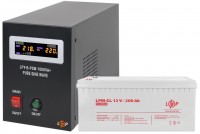 Фото - ДБЖ Logicpower LPY-B-PSW-1000VA Plus + LPM-GL 12V 200 Ah 1000 ВА