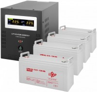 Фото - ДБЖ Logicpower LPY-B-PSW-6000VA Plus + 4 x LPM-GL 12V 120 Ah 6000 ВА