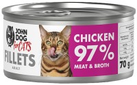 Корм для кішок John Dog Adult Chicken Fillets 70 g 
