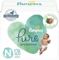 Фото - Підгузки Pampers Pure Protection Newborn / 128 pcs 