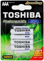 Zdjęcia - Bateria / akumulator Toshiba  4xAAA 950 mAh