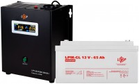 Фото - ДБЖ Logicpower LPY-W-PSW-500VA Plus + LPM-GL 12V 65 Ah 500 ВА