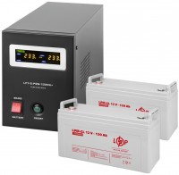 Zdjęcia - Zasilacz awaryjny (UPS) Logicpower LPY-B-PSW-1500VA Plus + 2 x LPM-GL 12V 120 Ah 1500 VA