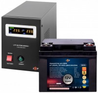 Zdjęcia - Zasilacz awaryjny (UPS) Logicpower LPY-B-PSW-800VA Plus + LP LiFePO4 12V 50 Ah 800 VA