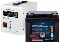 Фото - ДБЖ Logicpower LPY-PSW-500VA Plus + LP LiFePO4 12.8V 50 Ah 500 ВА