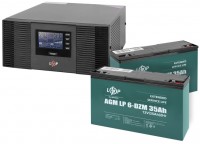 Фото - ДБЖ Logicpower LPM-PSW-1500VA 12V + 2 x LP 6-DZM-35 1500 ВА