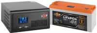 Zdjęcia - Zasilacz awaryjny (UPS) Logicpower LPE-B-PSW-1500VA Plus + LP LiFePO4 LCD 12V 200 Ah 1500 VA