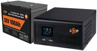 Zdjęcia - Zasilacz awaryjny (UPS) Logicpower LPE-B-PSW-430VA Plus + LP LiFePO4 12V 100 Ah 430 VA