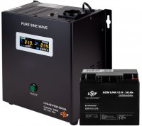 Фото - ДБЖ Logicpower LPA-W-PSW-500VA + AGM LPM 12V 20 Ah 500 ВА