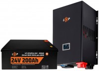 Zdjęcia - Zasilacz awaryjny (UPS) Logicpower LPE-W-PSW-3600VA Plus + LP LiFePO4 24V 200 Ah 3600 VA