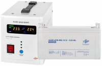 Фото - ДБЖ Logicpower LPY-PSW-800VA Plus + LPM-MG 12V 120 Ah 800 ВА