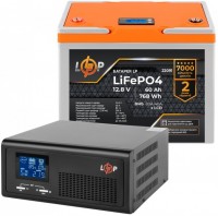 Фото - ДБЖ Logicpower LPE-B-PSW-1000VA Plus + LP LiFePO4 LCD 12V 60 Ah 1000 ВА