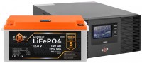 Фото - ДБЖ Logicpower LPM-PSW-1500VA 12V + LP LiFePO4 LCD 12V 140 Ah 1500 ВА