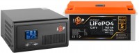 Zdjęcia - Zasilacz awaryjny (UPS) Logicpower LPE-B-PSW-1500VA Plus + LP LiFePO4 LCD 12V 140 Ah 1500 VA