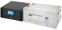 Фото - ДБЖ Logicpower LPM-PSW-1500VA 12V + LPM-MG 12V 250 Ah 1500 ВА