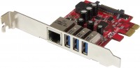 Zdjęcia - Kontroler PCI Startech.com PEXUSB3S3GE 