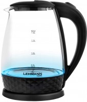 Czajnik elektryczny Lehmann Aqua Glass 30 2200 W 1.8 l  czarny