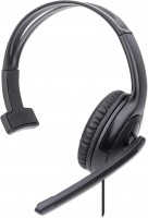 Słuchawki MANHATTAN Mono Over-Ear USB Headset 