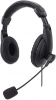Słuchawki MANHATTAN Stereo Over-Ear USB Headset 