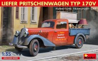 Фото - Збірна модель MiniArt Liefer Pritschenwagen Typ 170V. Furniture Transport Car (1:35) 