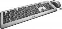 Фото - Клавіатура Trust Silhouette Wireless keyboard with mouse 