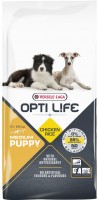 Karm dla psów Versele-Laga Opti Life Puppy Medium Chicken 12.5 kg 