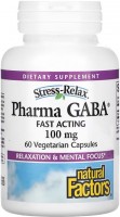 Фото - Амінокислоти Natural Factors Pharma GABA 100 mg 120 cap 